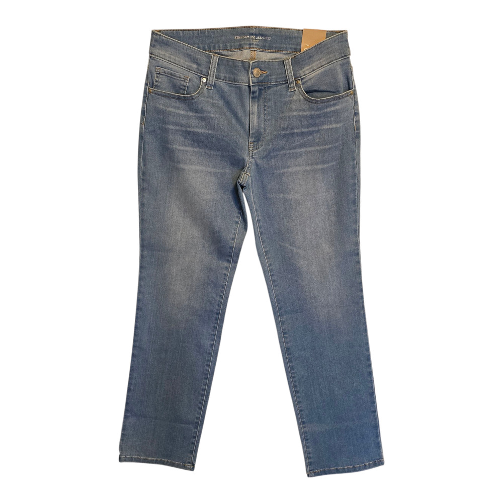 Chico's Women's Straight Leg Jeans in Faded Blue